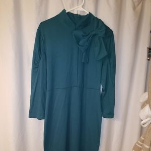 Aqua green/teal dress